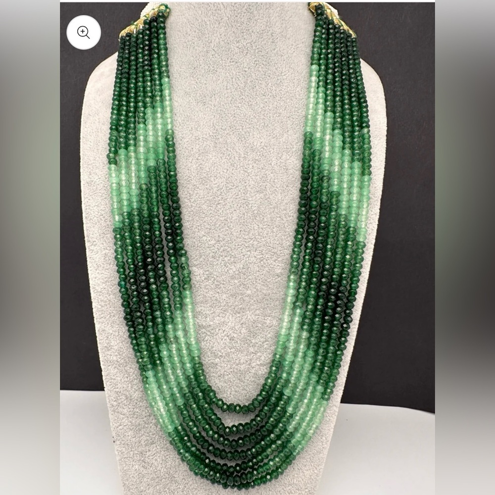 Multi layer Onyx Beads Necklace